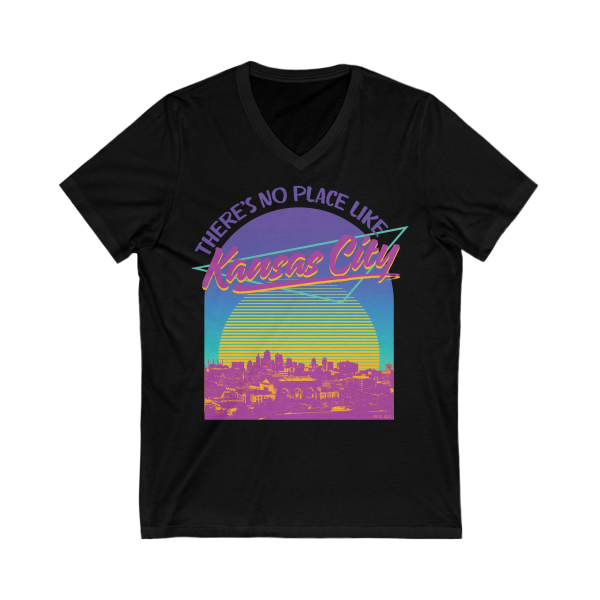 "No Place like KC" unisex V-neck T-shirt - Image 5