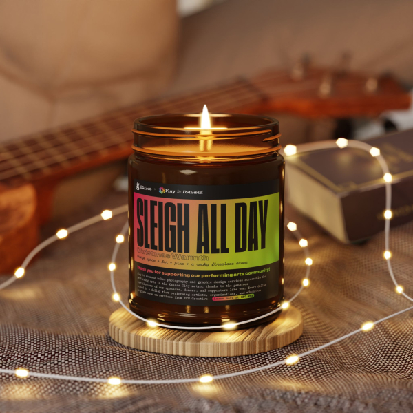 Sleigh All Day - Christmas Scented Soy Candle - Image 3